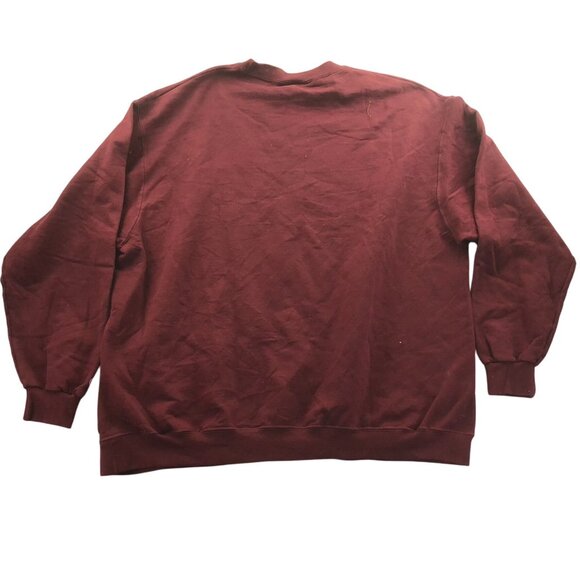 Gateway Technical College Men's Sweatshirt 3X Champion Eco Red Fleece Pullover - Picture 2 of 9